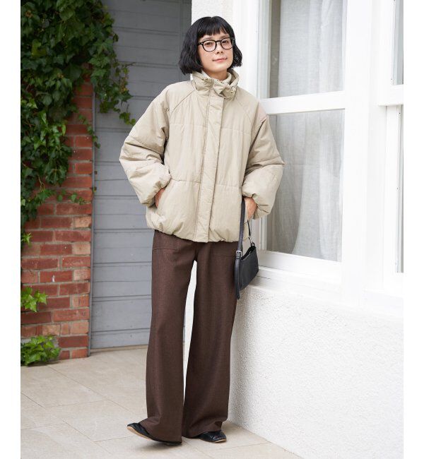 Lbc with Life「スタンドネックワッシャーナカワタＢＺ」|ブルゾン・スタジャン|