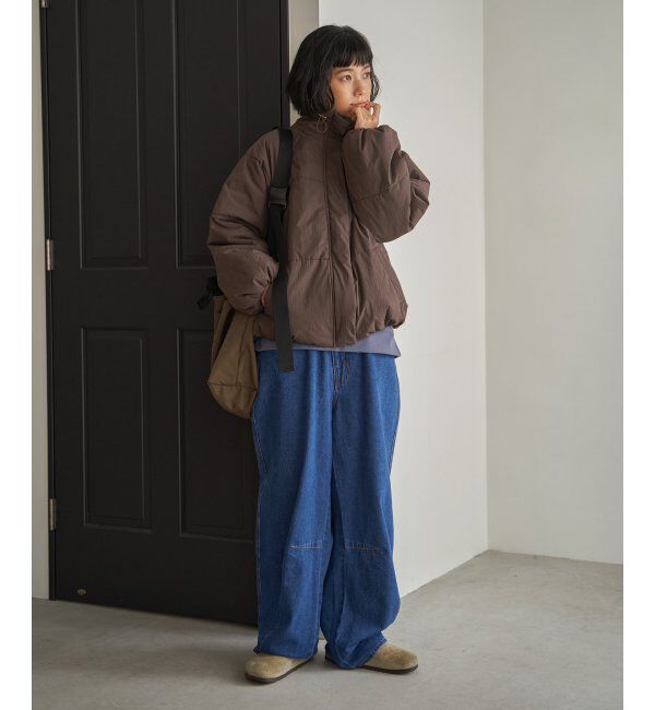 Lbc with Life「スタンドネックワッシャーナカワタＢＺ」|ブルゾン・スタジャン|