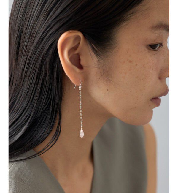 Jouete「ピアス ローズクォーツ」|ピアス|