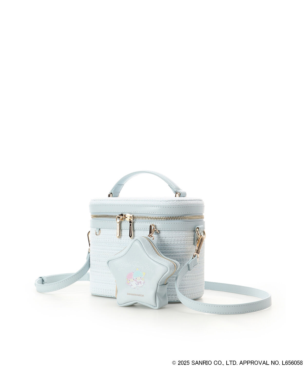 Samantha Vega「『リトルツインスターズ』（キキ＆ララ）バニティバッグ」|ショルダー・メッセンジャー|