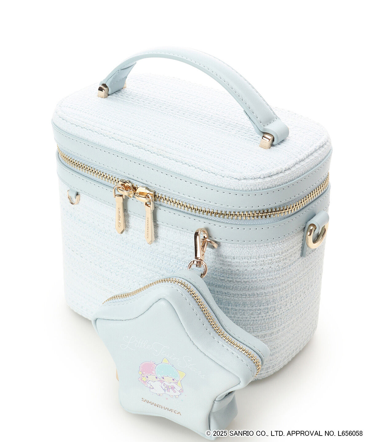 Samantha Vega「『リトルツインスターズ』（キキ＆ララ）バニティバッグ」|ショルダー・メッセンジャー|