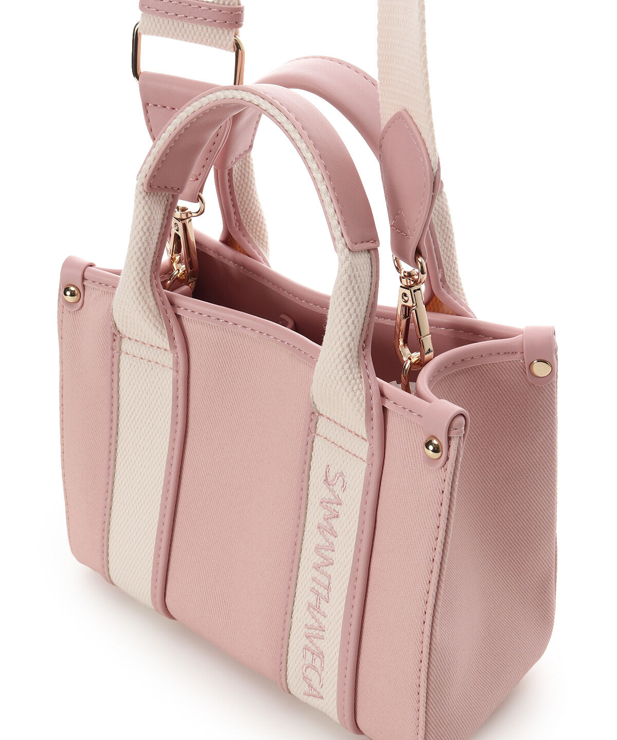 Samantha Vega「新色ロゴテープキャンバスショルダーバッグ（ミニ）」|ショルダー・メッセンジャー|