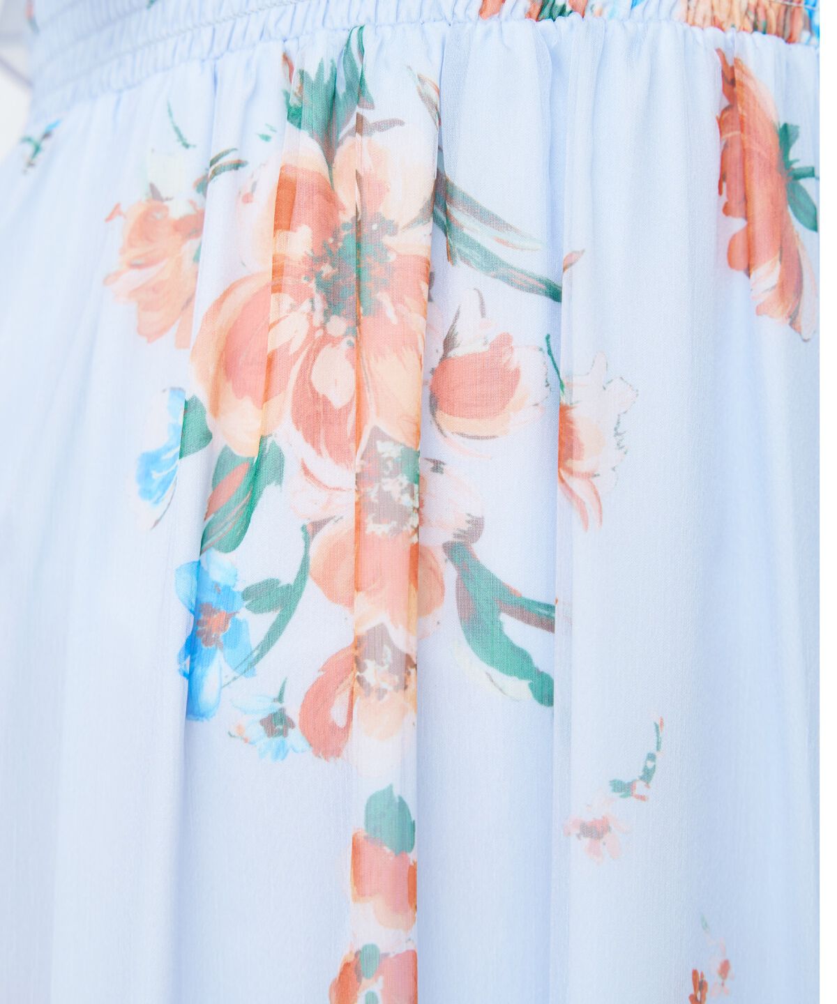 アンドクチュール「フラワープリントタックワンピース」|ワンピース|