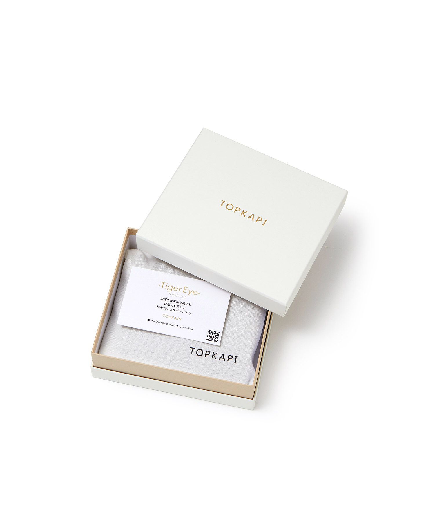 TOPKAPI 「【TOPKAPI】 gemdrops ジェムドロップ ミニエンボスレザー 天然石 二つ折り 財布 」|財布|