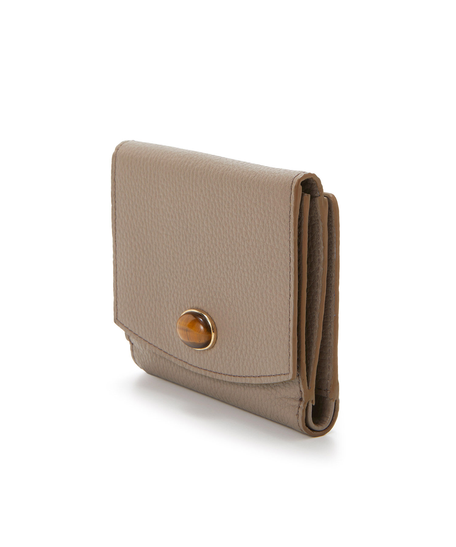 TOPKAPI 「【TOPKAPI】 gemdrops ジェムドロップ ミニエンボスレザー 天然石 二つ折り 財布 」|財布|