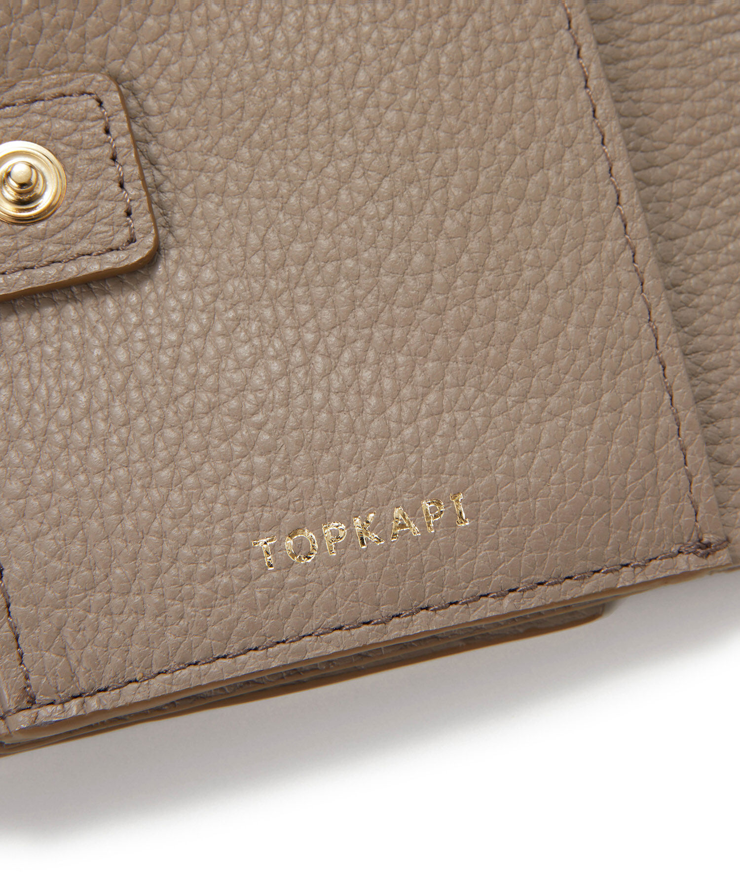 TOPKAPI 「【TOPKAPI】 gemdrops ジェムドロップ ミニエンボスレザー 天然石 二つ折り 財布 」|財布|