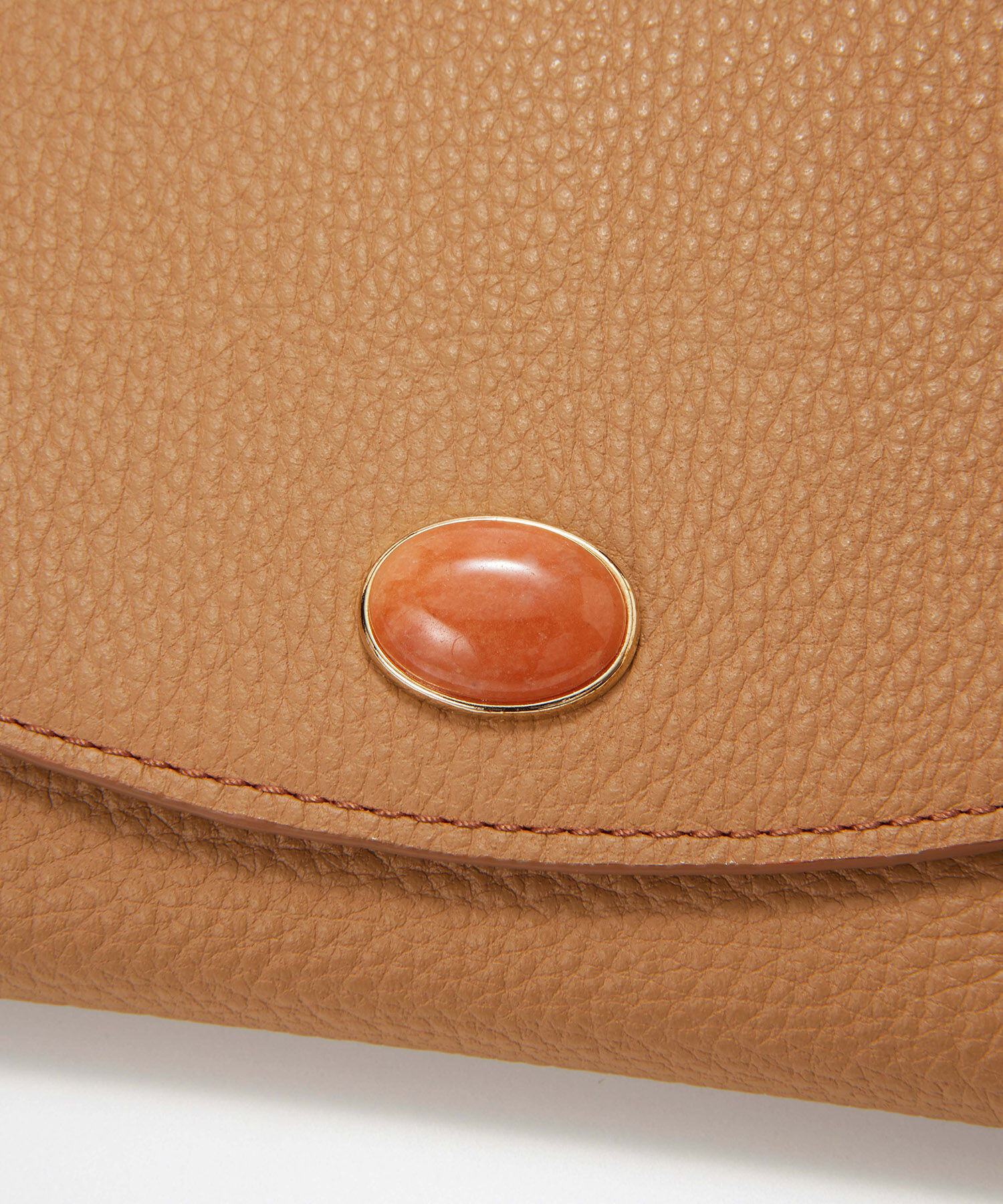 TOPKAPI 「【TOPKAPI】 gemdrops ジェムドロップ ミニエンボスレザー 天然石 二つ折り 財布 」|財布|