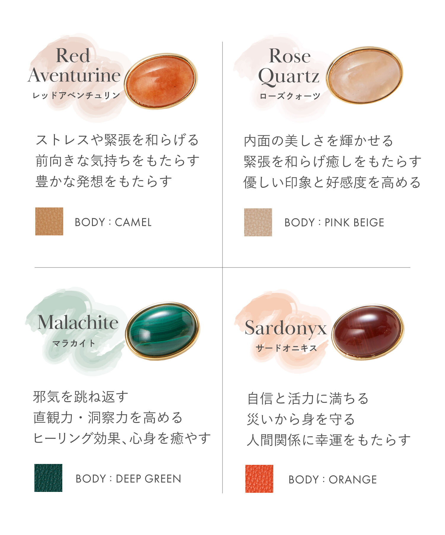 TOPKAPI 「【TOPKAPI】 gemdrops ジェムドロップ ミニエンボスレザー 天然石 二つ折り 財布 」|財布|