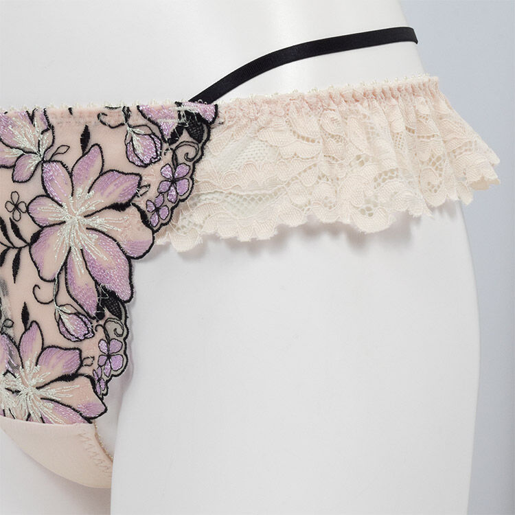 intesucre「アンテシュクレ なでしこブラ  IBT384ペア Ｔバックショーツ M-L IST384」|インナー|