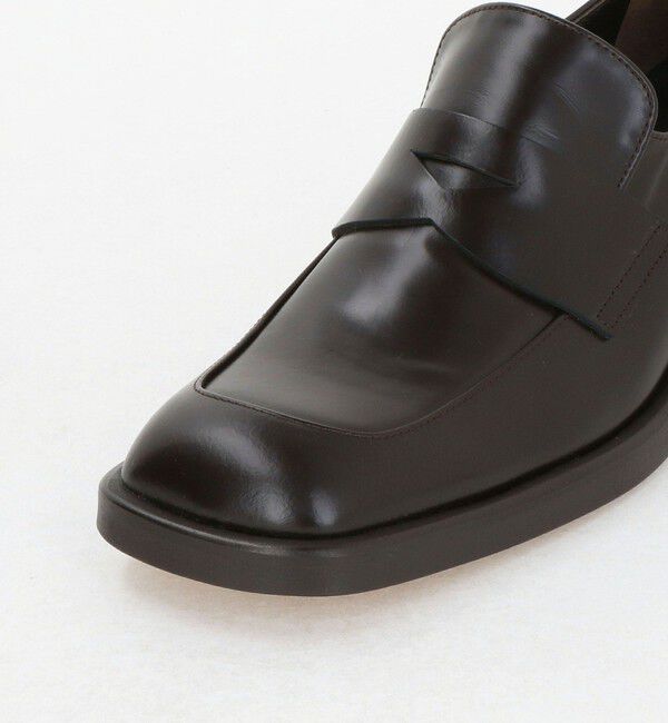 ODETTE E ODILE「スクエアマニッシュローファー フラット40&uarr;」|ローファー|