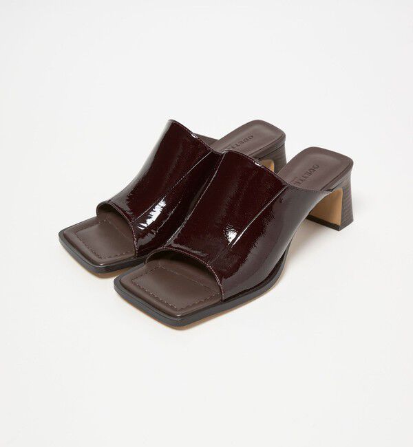 ODETTE E ODILE「ワイドスクエアミュール サンダル60」|サンダル|