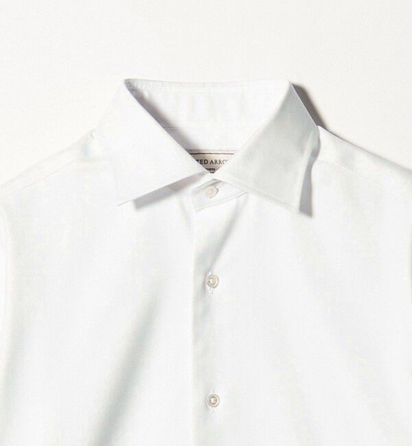 UNITED ARROWS「イージーケア AG ヘリンボーン セミワイドカラーシャツ -抗菌防臭-」|シャツ・ブラウス|