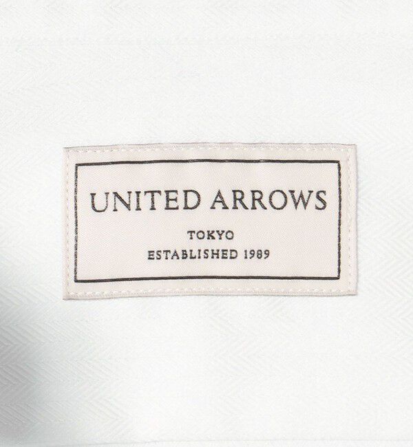 UNITED ARROWS「イージーケア AG ヘリンボーン セミワイドカラーシャツ -抗菌防臭-」|シャツ・ブラウス|