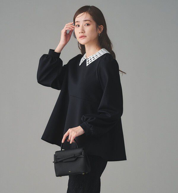 UNITED ARROWS「SPONGY ペプラム ブラウス」|シャツ・ブラウス|