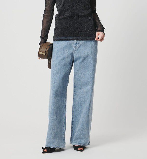 UNITED ARROWS「ルーズ ストレート デニムパンツ」|デニム|