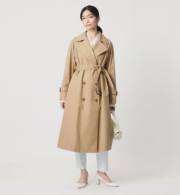 UNITED ARROWS「コットンギャバ トレンチコート」|トレンチコート|BEIGE