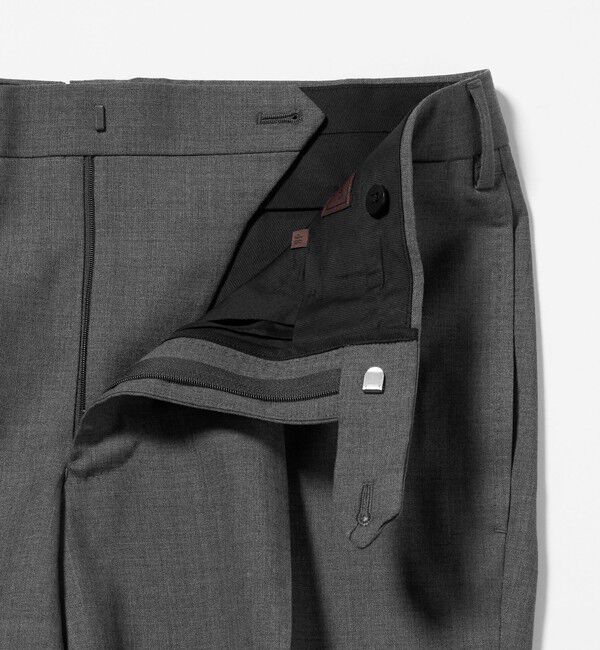 UNITED ARROWS「トロピカル クリース テーパード 1プリーツ スラックス」|チノ|