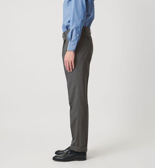 UNITED ARROWS「トロピカル クリース テーパード 1プリーツ スラックス」|チノ|