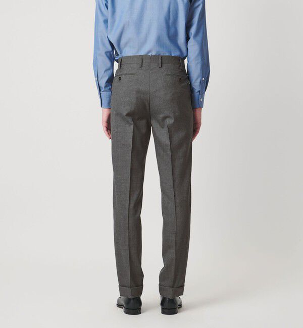 UNITED ARROWS「トロピカル クリース テーパード 1プリーツ スラックス」|チノ|