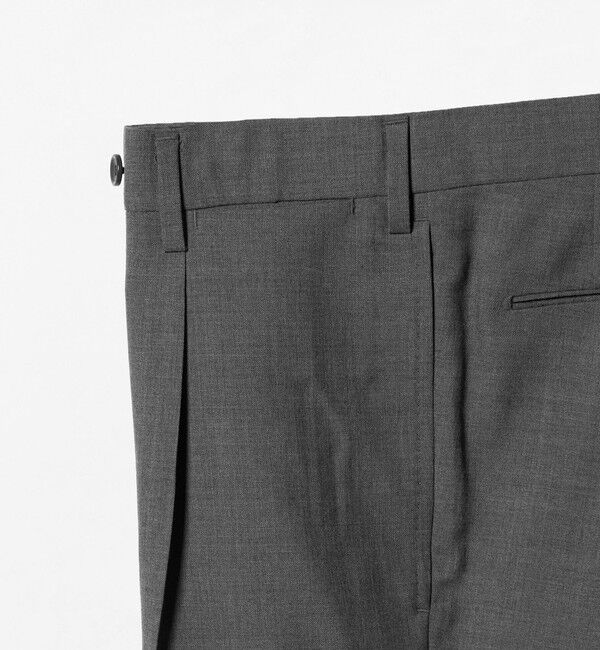 UNITED ARROWS「トロピカル クリース テーパード 1プリーツ スラックス」|チノ|