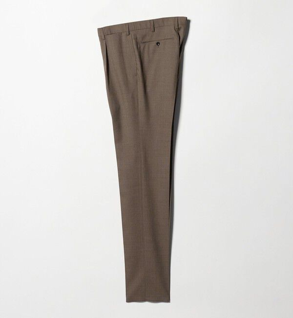 UNITED ARROWS「トロピカル クリース テーパード 1プリーツ スラックス」|チノ|