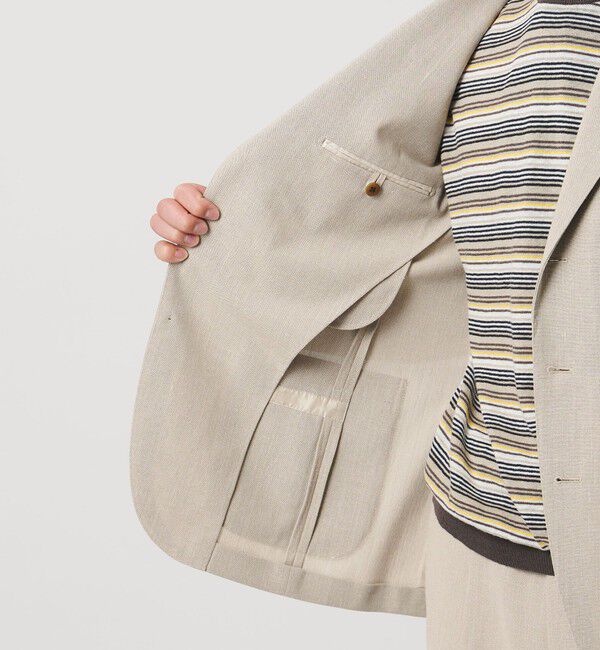 UNITED ARROWS「ポプリン シングル 3ボタン テーラード ジャケット R-MODEL」|テーラードジャケット|