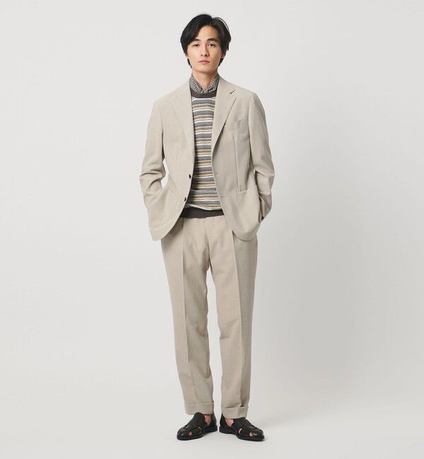 UNITED ARROWS「ポプリン シングル 3ボタン テーラード ジャケット R-MODEL」|テーラードジャケット|