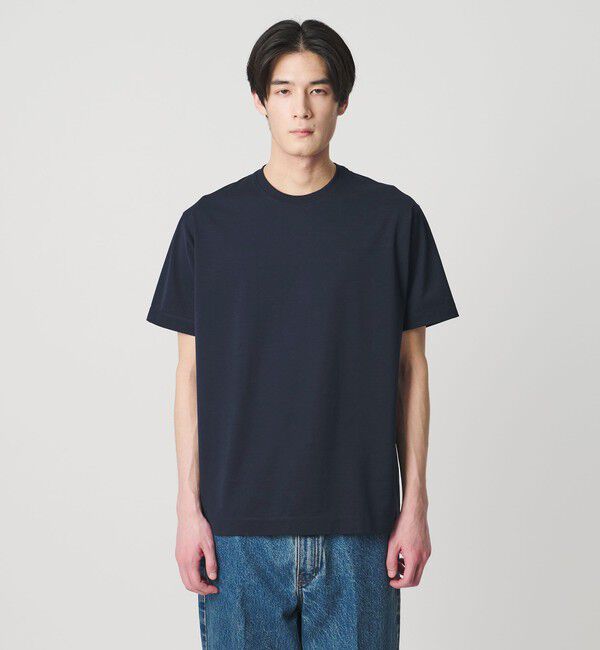 UNITED ARROWS「ALBINI アルビニ シルケット テンジク Tシャツ　抗菌防臭」|Tシャツ・カットソー|