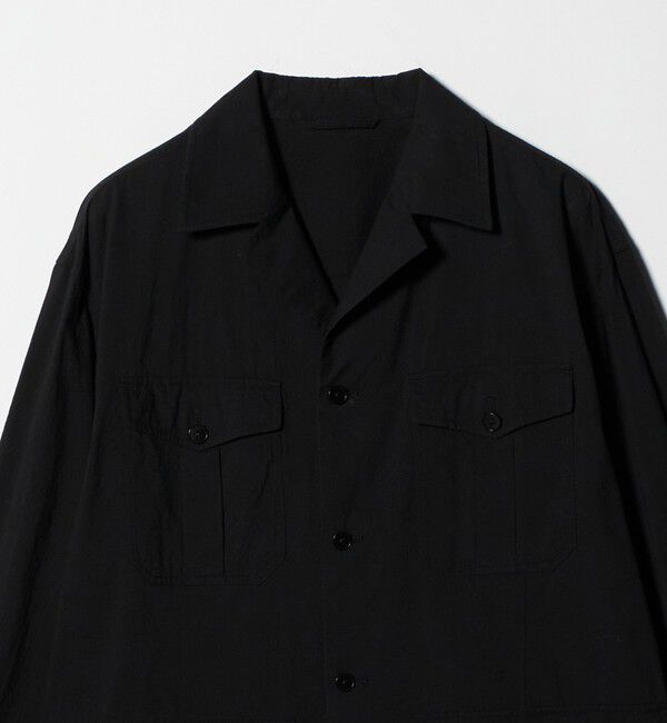 UNITED ARROWS「ギザコットン コードレーン サファリジャケット」|ミリタリージャケット|