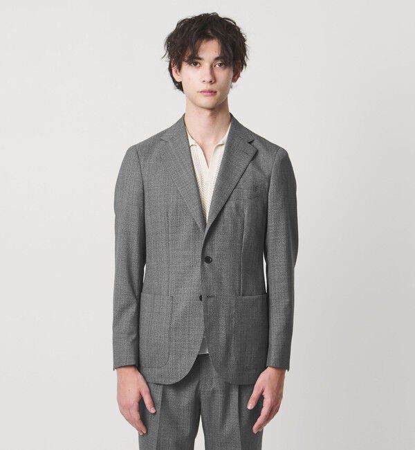 UNITED ARROWS「ハウンドトゥース シングル 3ボタン テーラードジャケット R-MODEL」|テーラードジャケット|