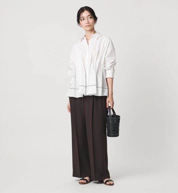 UNITED ARROWS「ピンタック シャツブラウス」|シャツ・ブラウス|