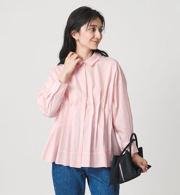 UNITED ARROWS「ピンタック シャツブラウス」|シャツ・ブラウス|