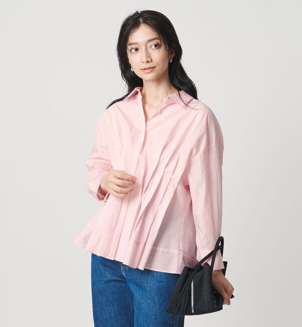 UNITED ARROWS「ピンタック シャツブラウス」|シャツ・ブラウス|