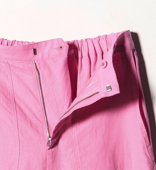 UNITED ARROWS「リネン パッチポケット イージーパンツ ‐ウォッシャブル‐」|チノ|