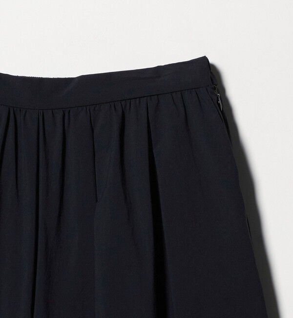 UNITED ARROWS「ギャザー フレア パンツ ‐ウォッシャブル‐」|チノ|