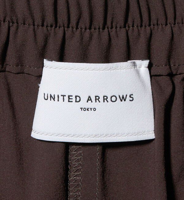 UNITED ARROWS「ギャザー フレア パンツ ‐ウォッシャブル‐」|チノ|