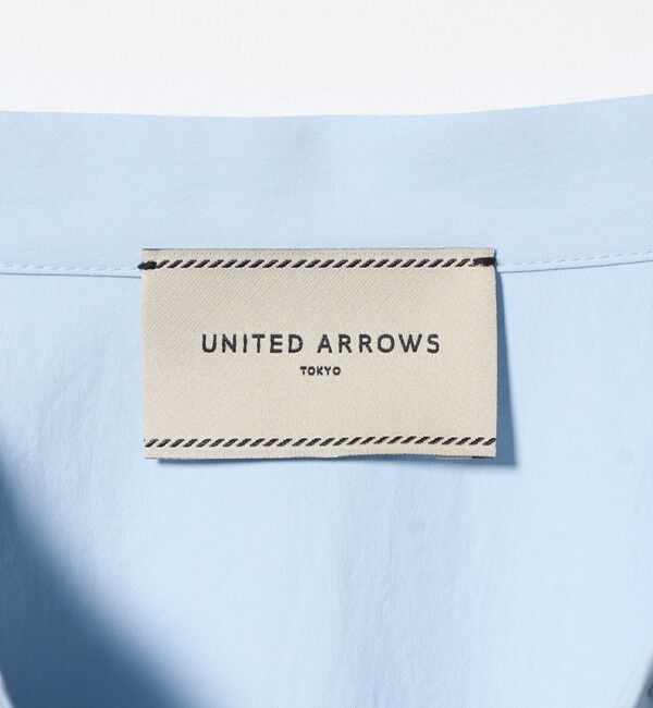 UNITED ARROWS「メロー フリル シャツ ブラウス ‐防しわ 吸水速乾 UVカット 遮熱性 接触冷感 ウォッシャブル‐」|シャツ・ブラウス|