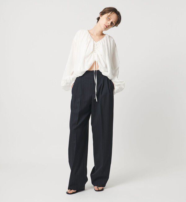 AEWEN MATOPH「＜AEWEN MATOPH＞バルーン2WAYブラウス ‐ ウォッシャブル ‐」|シャツ・ブラウス|