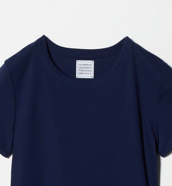 UNITED ARROWS「＜GOOD PEOPLE GOOD STITCHING GOOD PRODUCT＞リブ Tシャツ」|Tシャツ・カットソー|