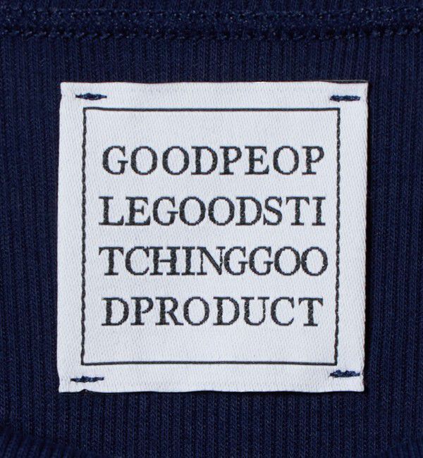 UNITED ARROWS「＜GOOD PEOPLE GOOD STITCHING GOOD PRODUCT＞リブ Tシャツ」|Tシャツ・カットソー|