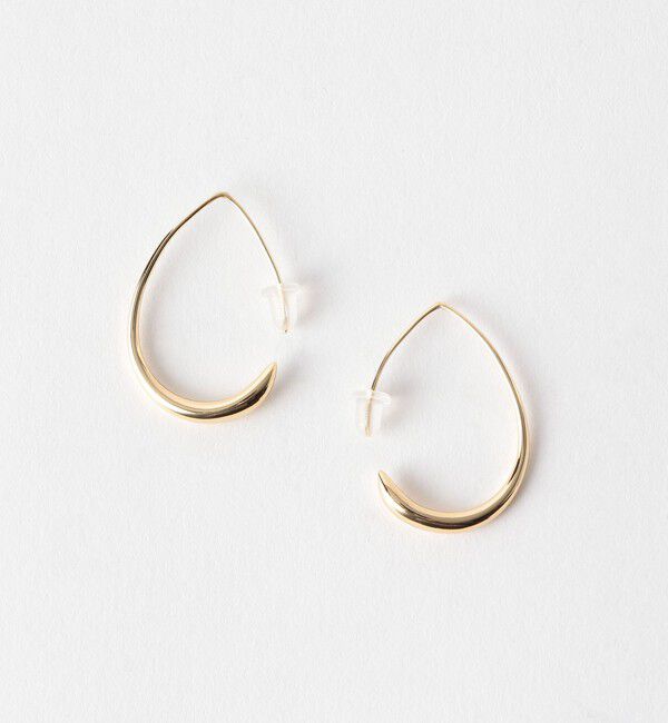 UNITED ARROWS green label relaxing「D シズクフープ ピアス」|ピアス|GOLD