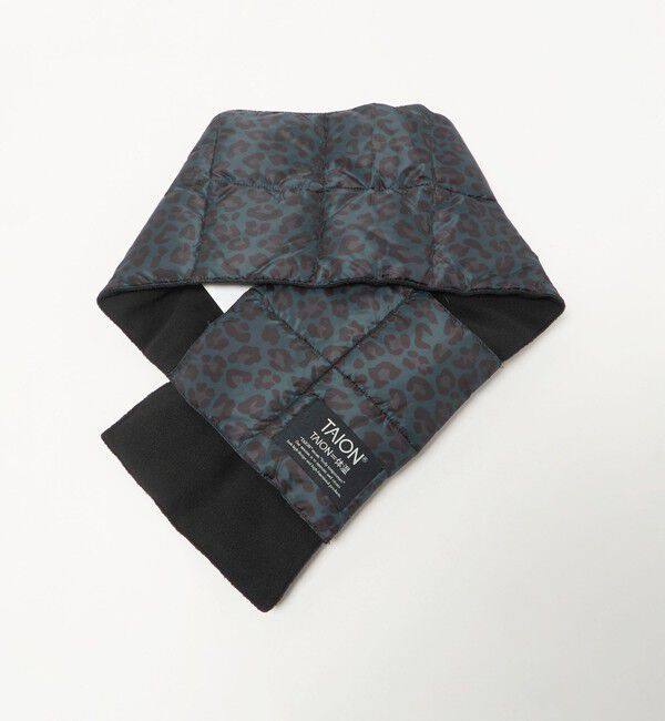UNITED ARROWS green label relaxing「＜TAION＞ベーシック ダウンマフラー（レオパード） / キッズ  」|マフラー|