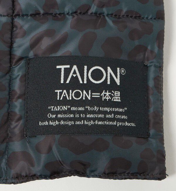 UNITED ARROWS green label relaxing「＜TAION＞ベーシック ダウンマフラー（レオパード） / キッズ  」|マフラー|