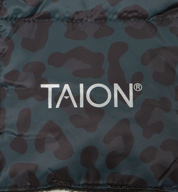 UNITED ARROWS green label relaxing「＜TAION＞ベーシック ダウンマフラー（レオパード） / キッズ  」|マフラー|