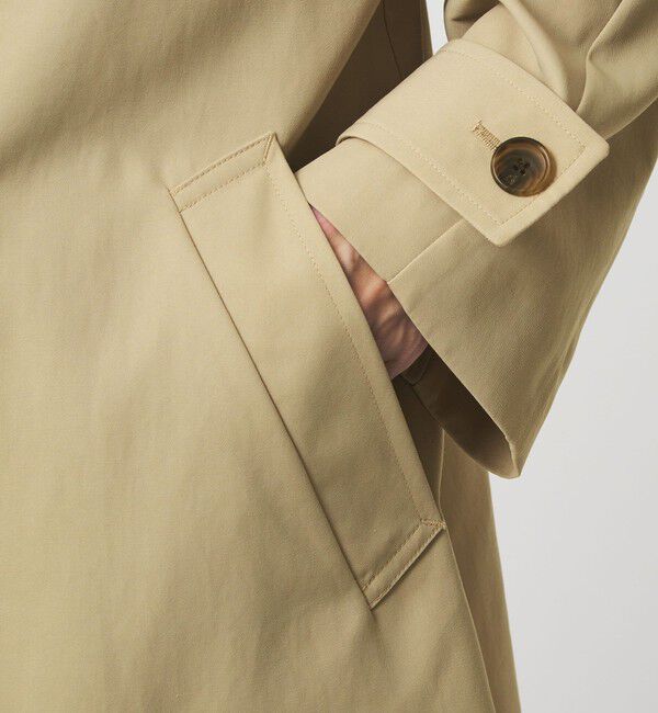 UNITED ARROWS green label relaxing「［size SHORTあり］ミドル トレンチ コート 撥水」|トレンチコート|
