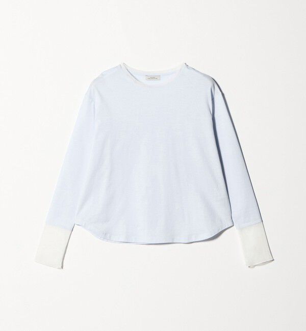 UNITED ARROWS green label relaxing「ソデ チュール プルオーバー カットソー」|Tシャツ・カットソー|