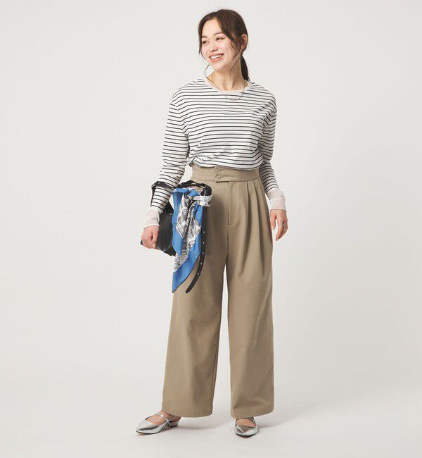 UNITED ARROWS green label relaxing「ソデ チュール プルオーバー カットソー」|Tシャツ・カットソー|