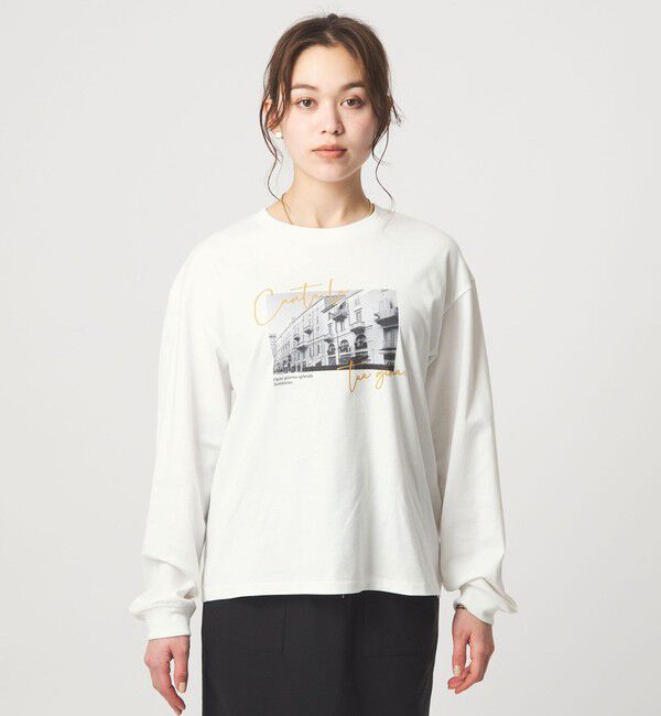 UNITED ARROWS green label relaxing「アソート グラフィック ロングスリーブ Tシャツ」|Tシャツ・カットソー|