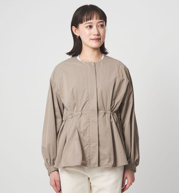 UNITED ARROWS green label relaxing「［size SHORTあり］ウエスト ギャザー ブルゾン」|ブルゾン・スタジャン|