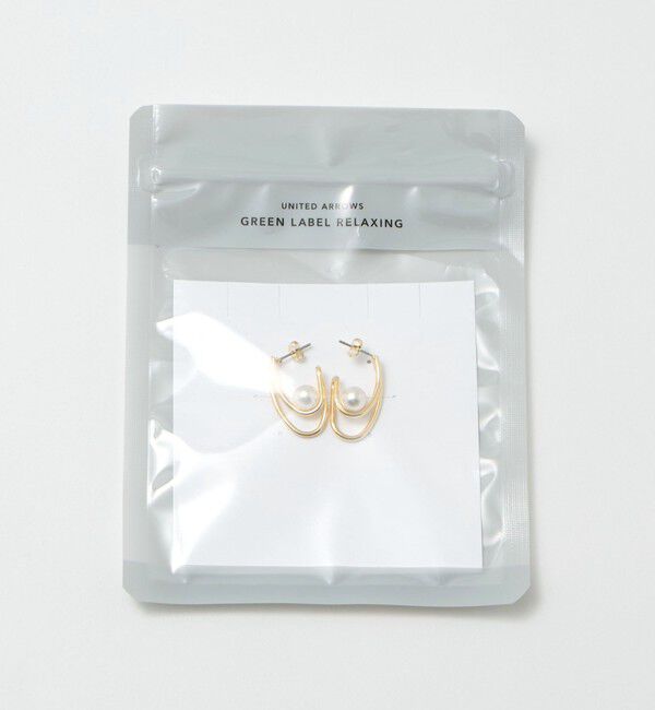 UNITED ARROWS green label relaxing「ドロップフレーム ピアス」|ピアス|